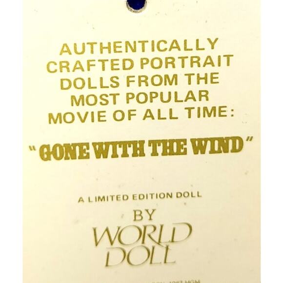 1989 Rhett #71241 50th Anniversary  Gone With The Wind Limited Edition - Picture 8 of 9